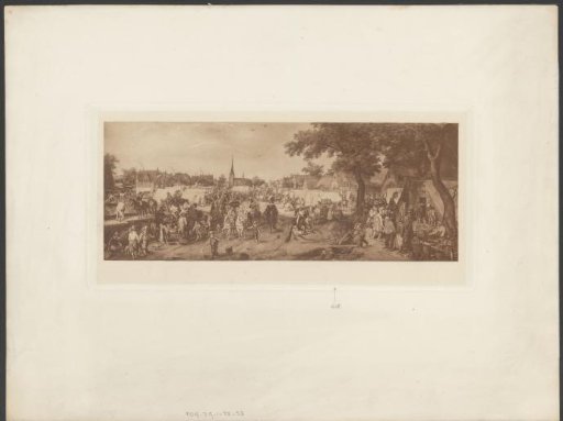The Princes of Orange, Maurice and Frederick Henry, at the horse market in Valkenburg