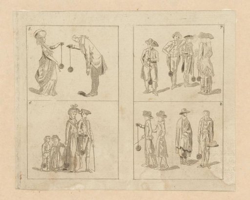 Four Images from the Almanach de Joe Joe 1792