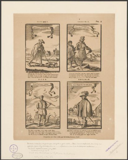 Beggar, Soldier, Peasant, and Nobleman