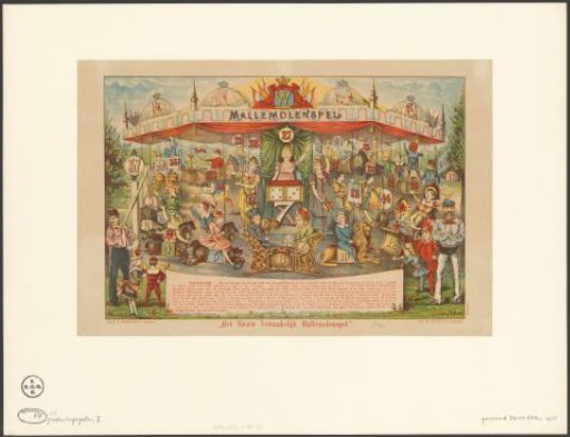 Gameboard for the Mallemolenspel
