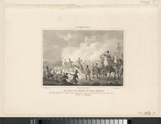 The Prince of Orange and Prince Frederick lead the Dutch troops, 1831