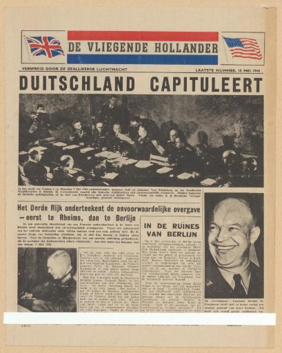 The Flying Dutchman, Last Issue, 10 May 1945