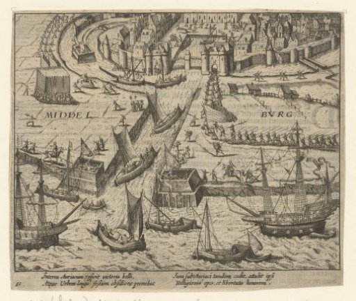 Middelburg surrenders to the Prince, 1574