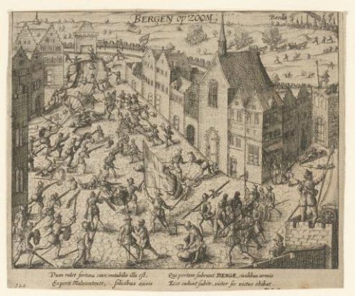 The attack on Bergen op Zoom thwarted, 1581