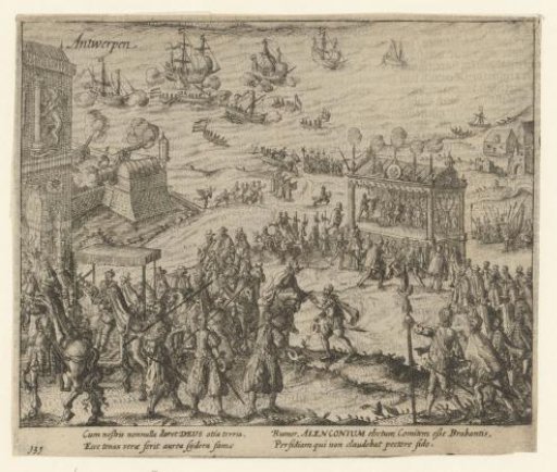 Arrival of the Duke of Anjou in Antwerp, 1582