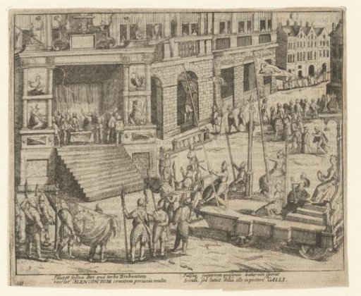 The swearing of the oath on the Grote Markt, 1582