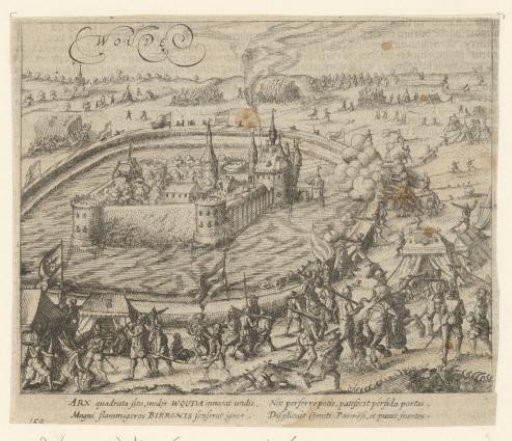 Siege of the castle of Wouw near Bergen op Zoom, 1583