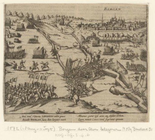 Bergen Besieged by Alva, 1572