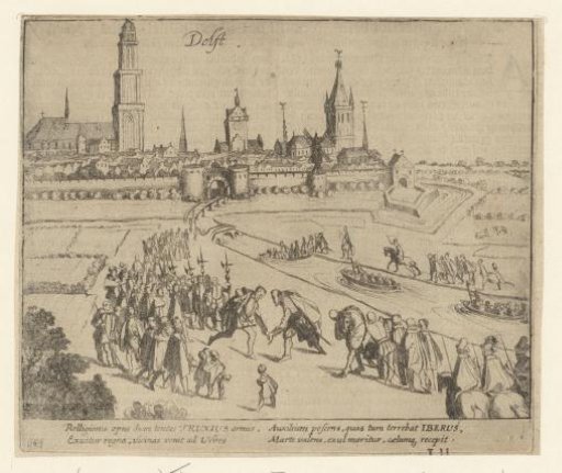 Truchsess received in Delft, 1584