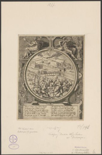 The troops of Bourse drive the German soldiers of Treslong and Merville out of the citadel, 1577