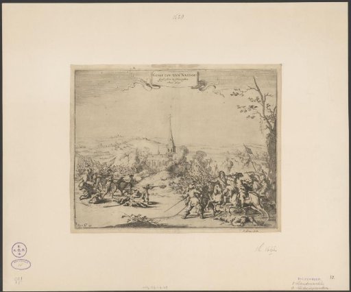 Capture of Johan VIII, Count of Nassau-Siegen during fighting at Wesel, 1630