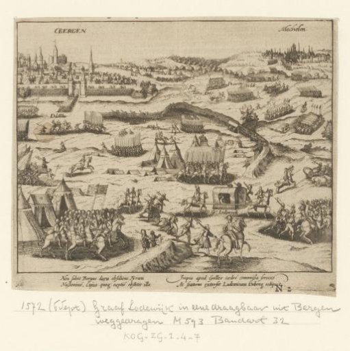 Louis of Nassau Leaves Bergen, 1572