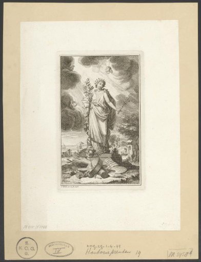 The statue of Peace, 1748