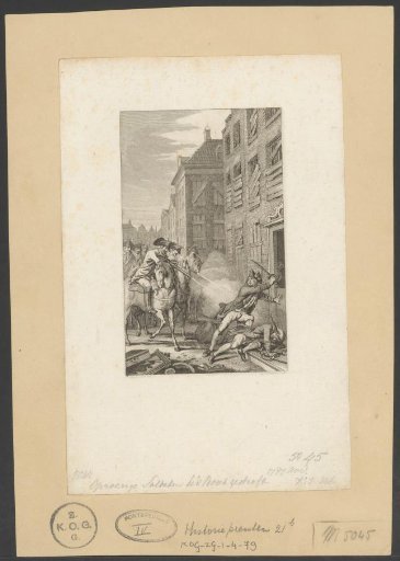 Punishment of two riotous soldiers in 's-Hertogenbosch, 1787
