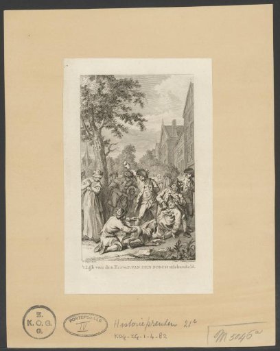Mutilation of the corpse of preacher P. van den Bosch in Zoetermeer, 1787