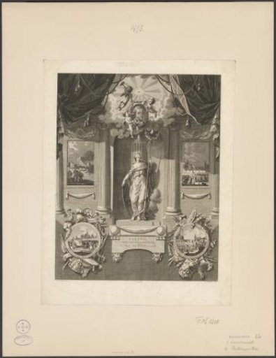 Pillar of honor for Lieutenant-General C. van Boetzelaar