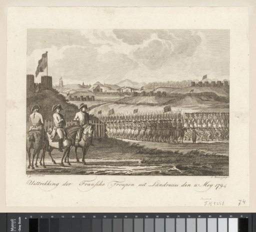 Departure of the French troops from Landrecies, May 11, 1794