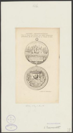 Commemorative medal for Johan Evertsen