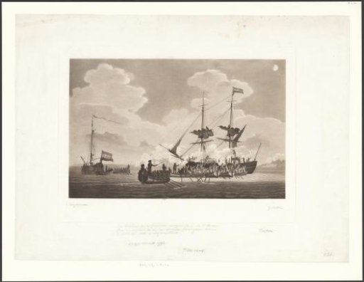 Capture of the French Gunboat Ste. Lucie, 1793