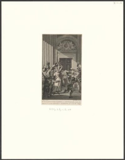 Assault on the Mayor's Chamber in the Amsterdam Town Hall, 1747