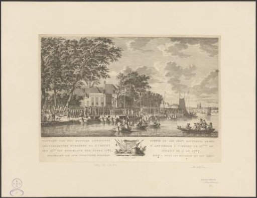 March of 600 armed Amsterdam citizens to Utrecht, 17 July 1787