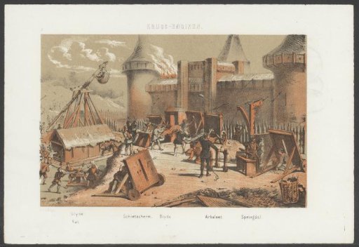 Bombardment of a castle