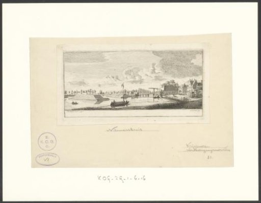 View of the defensive works of Nieuwersluis