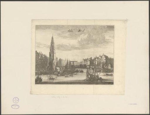 View of the Weesperpoort in Amsterdam