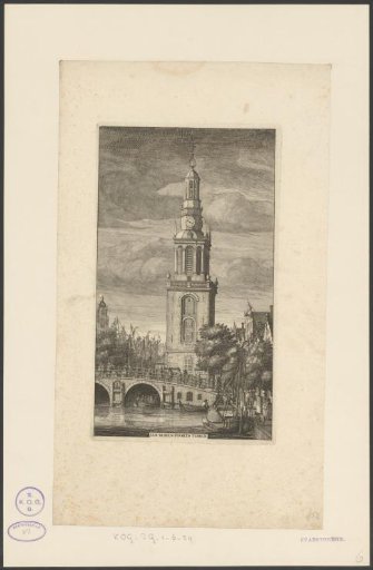 View of the Jan Roodenpoort Tower in Amsterdam