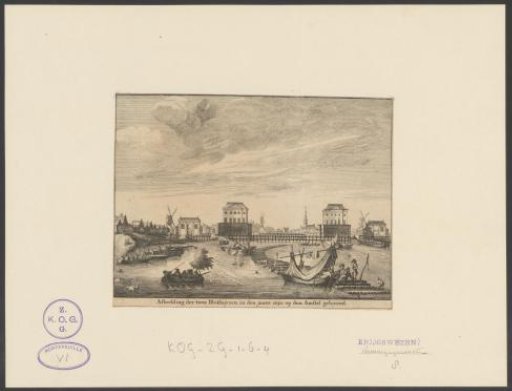 View of the two Blockhouses in the Amstel, 1651-1654