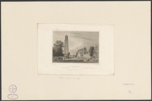 View of the Domtoren in Utrecht