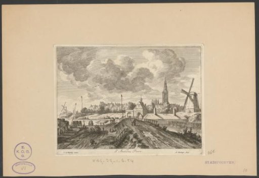 View of the Eerste Sint-Antoniespoort