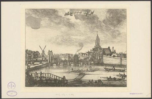 View of the Haarlemmer Gate in Amsterdam