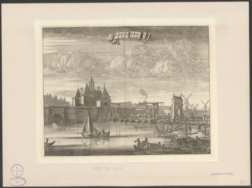 View of the Leidsepoort in Amsterdam