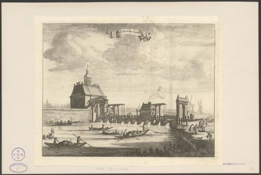View of the Muiderpoort in Amsterdam