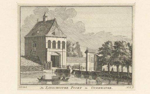View of the Linschoterpoort in Oudewater