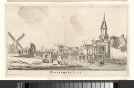 View of the Haarlemmerpoort in Amsterdam
