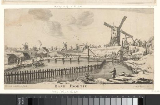 View of the Raampoort in Amsterdam
