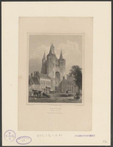 View of the Sassen Gate in Zwolle