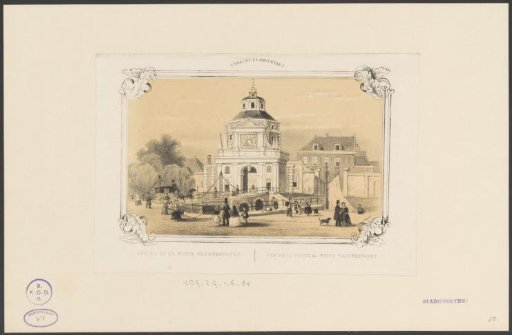 View of the Wittevrouwen Gate in Utrecht