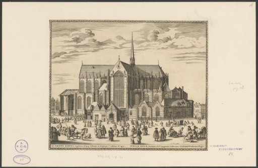 View of the New Church in Amsterdam