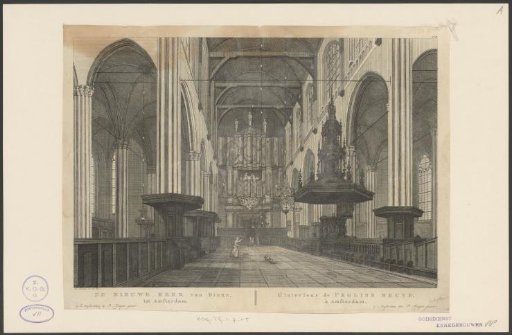 Interior of the New Church in Amsterdam