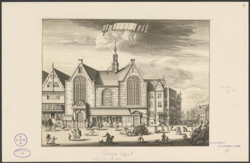View of the Sint-Olofskapel (Oudezijds Kapel) in Amsterdam