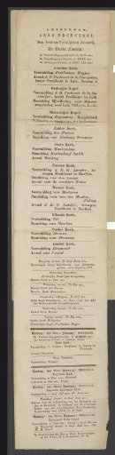 Overview of church services in Amsterdam on January 28, 1849