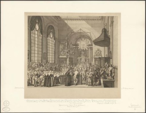 Administration of Confirmation in the Church on the Begijnhof in Amsterdam, 1792