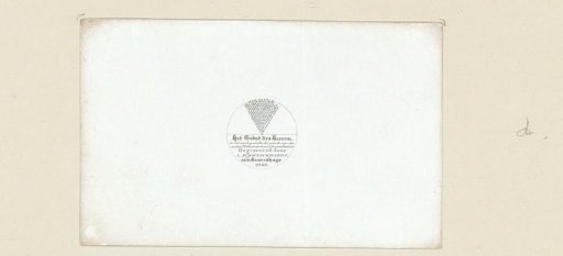 Business card of Leonardus Schweickhardt