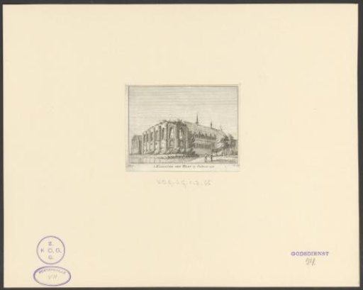 View of the Monastery at The Hague, 1738
