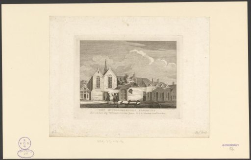 View of the Franciscan Monastery in Amsterdam after the plundering during the Alteration in 1578