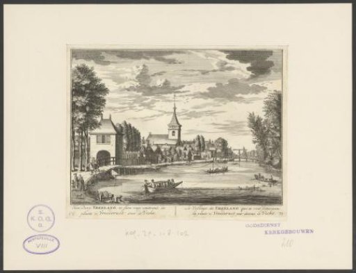 View of the country estate Vrederust on the Vecht in Vreeland