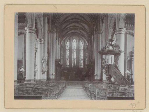 Interior of the St. Lambertus Church in Wouw